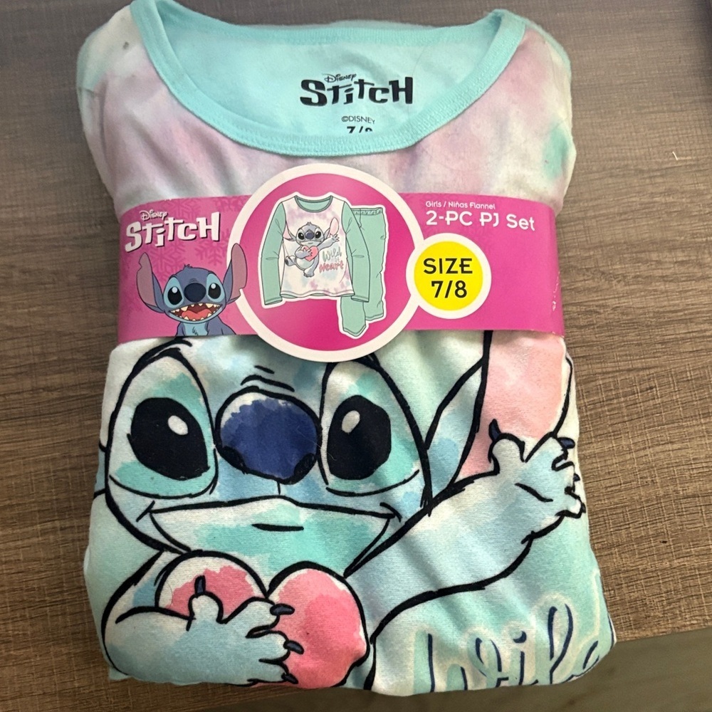 Disney Stitch Pastel Pajama Set - Picture 1 of 2